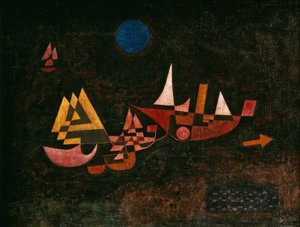 Salida de los barcos de Paul Klee