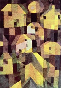 Composición abstracta de casas