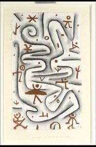 Zona de altos vuelos; Gelande des Ubermutes de Paul Klee