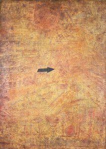 Arrow in the Garden (Flecha en el jardín) de Paul Klee