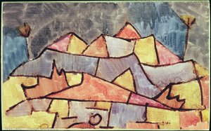 Austera forma montañosa de Paul Klee