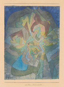 Blumen in der Vase de Paul Klee