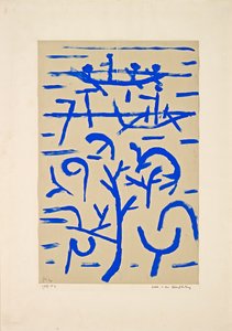 Barcos en la inundación, 1937 de Paul Klee