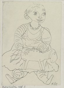 Niño con un juguete