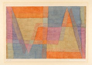 Das Licht und die Schärfen La lumière et les arêtes, 1935 de Paul Klee