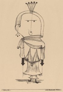 La bruja con un peine de Paul Klee
