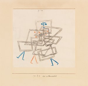 Tres en confusión, 1930 de Paul Klee
