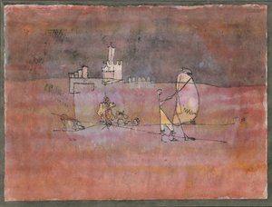 Episodio antes de una ciudad árabe, 1923 de Paul Klee