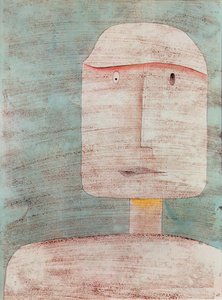 El rostro de un guerrero de Paul Klee