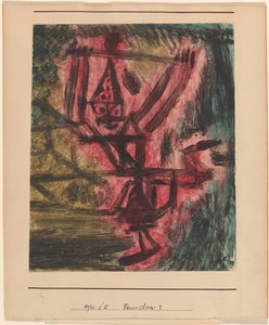 Feuer Clown I (Payaso de Fuego) de Paul Klee