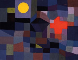 Fuego en luna llena de Paul Klee