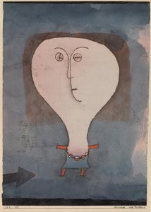Susto de una niña de Paul Klee