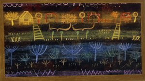 Jardín a nivel; Garten in der Ebene de Paul Klee