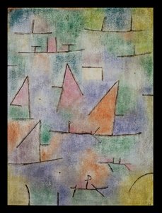 Puerto con veleros de Paul Klee