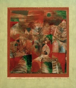 Cabaña en la montaña de Paul Klee