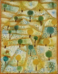 Pequeño paisaje rítmico de Paul Klee