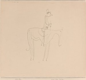 Komischer Reiter (Jinete cómico) de Paul Klee