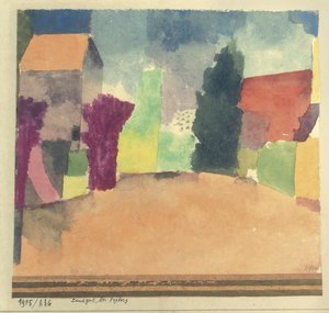 Casa de campo cerca de Friburgo, 1915