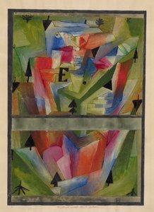 Paisaje cerca de E. en Baviera, 1921 de Paul Klee