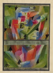 Paisaje en E. (en Baviera). 1921, 182 de Paul Klee