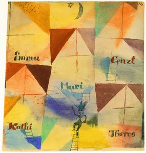 Le Don Juan bavarois - El Don Giovanni bávaro, de Klee, Paul (1879-1940). Acuarela y tinta sobre papel de Paul Klee