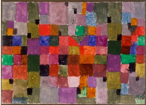 Noerdlicher ort (Place du Nord) Técnica mixta sobre cartón de Paul Klee (1879-1940) Dim. 28,5x37,1 cm Milán, colección particular de Paul Klee