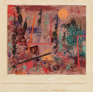Inicio de la construcción del jardín, 1929 de Paul Klee
