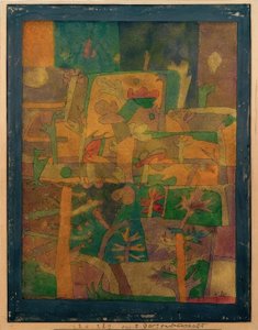 Paisaje de jardín oriental de Paul Klee
