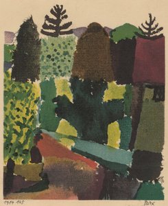Parque, 1920 de Paul Klee