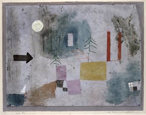 Pasando por Pilares rojos de Paul Klee