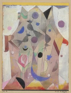 Ruiseñores persas. 1917 de Paul Klee