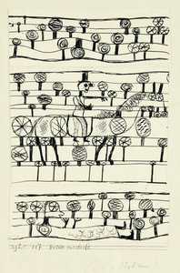 Pictografía; Imágenes Inscripción de Paul Klee