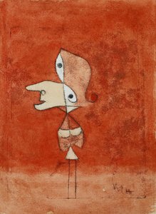 Retrato de Brigitte (Figura entera); Bildnis Brigitte (Ganze Figure) de Paul Klee