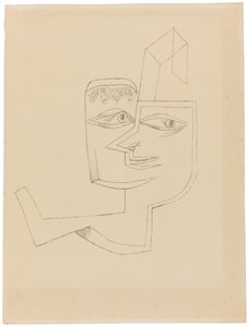 Retrato de una mujer genial, 1919 de Paul Klee