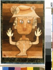 Poupee. Pintura de Paul Klee (1879-1940) de Paul Klee