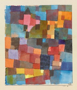 Arquitecturas de salas (en frío-caliente) de Paul Klee