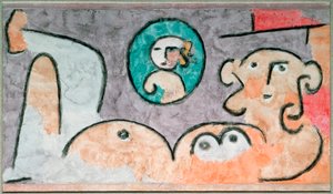 Reflexiones sobre la descendencia - Acuarela de Paul Klee