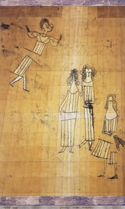 Escena entre chicas de Paul Klee