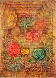 Flores en espiral de Paul Klee