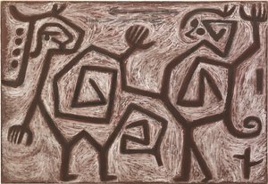 Dueto de disputa, 1938 de Paul Klee