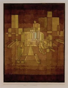 Perspectiva de la ciudad de Paul Klee