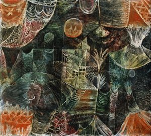 Escenografía; paisaje de Groyne de Paul Klee