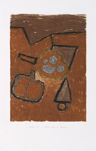 Bodegón en marrón de Paul Klee