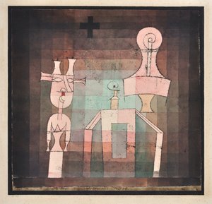 Naturaleza muerta con esculturas de Paul Klee