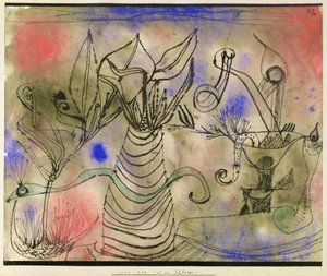 Bodegón con serpiente de Paul Klee