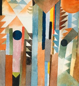El bosque que creció de la semilla; El bosque que creció de la semilla de Paul Klee