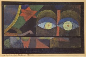 La mirada de Ahriman, 1920 de Paul Klee