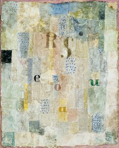 La fábrica vocal de la cantante Rosa Silber de Paul Klee