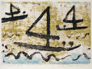 Tres cuatros Vela de Paul Klee