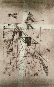 Funambulista; equilibrista (Kornfeld 95 IV b) de Paul Klee
